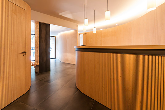 Orthodontics Sant Cugat clinic reception