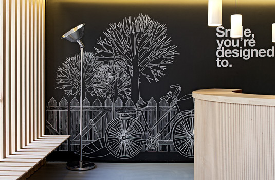 Ortodoncia Tres Torres Barcelona clínica recepción Orthodontics Tres Torres Barcelona clinic reception