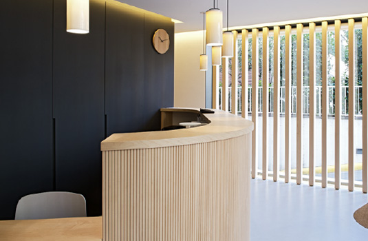 Ortodoncia Tres Torres Barcelona clínica recepción Orthodontics Tres Torres Barcelona clinic reception